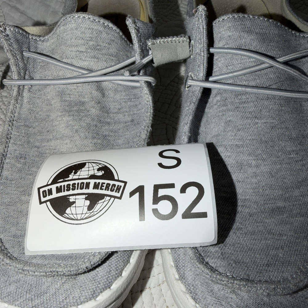 Hey Dude Wendy Stretch Fleece Glacier Gray Slip On Comfort Shoes Women's Sz 7 - Picture 7 of 7